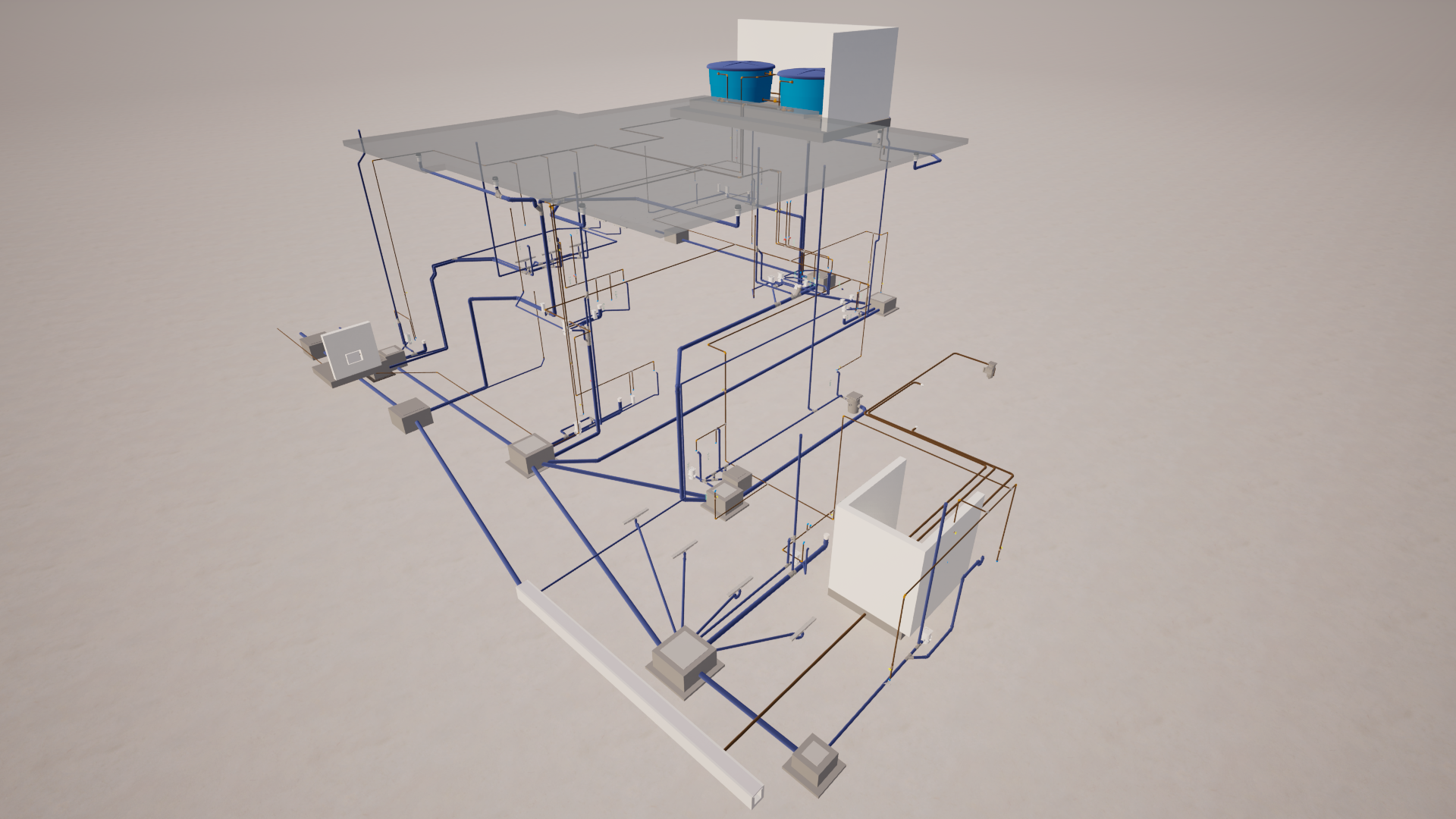 Instalações hidráulicas BIM 3D