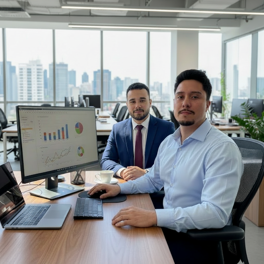 Ítalo Oliveira e Mateus Felix — Fundadores da Mirus Engenharia